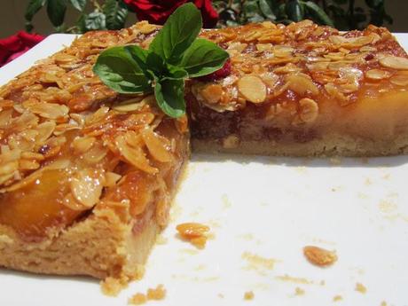 Tarta Tatín de almendra