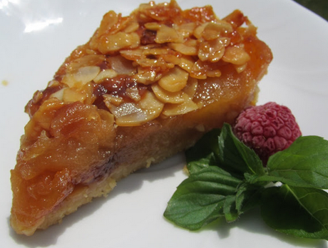 Tarta Tatín de almendra