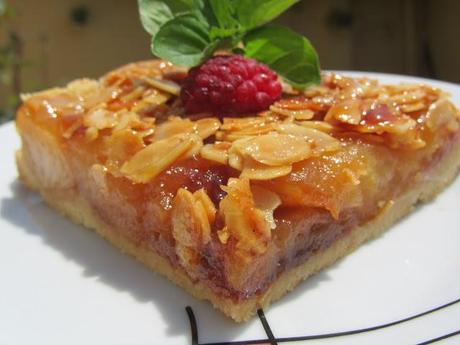 Tarta Tatín de almendra