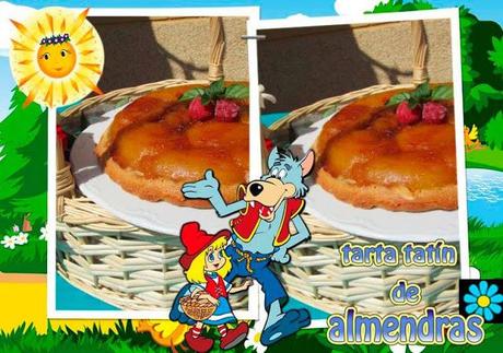 Tarta Tatín de almendra