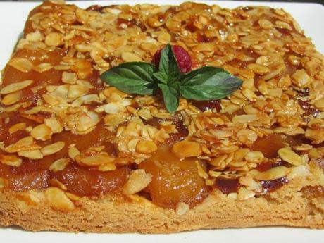 Tarta Tatín de almendra