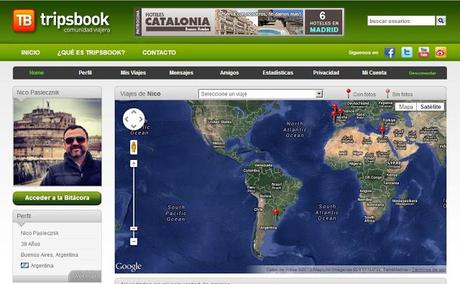 Tripsbook, la nueva red social para viajeros