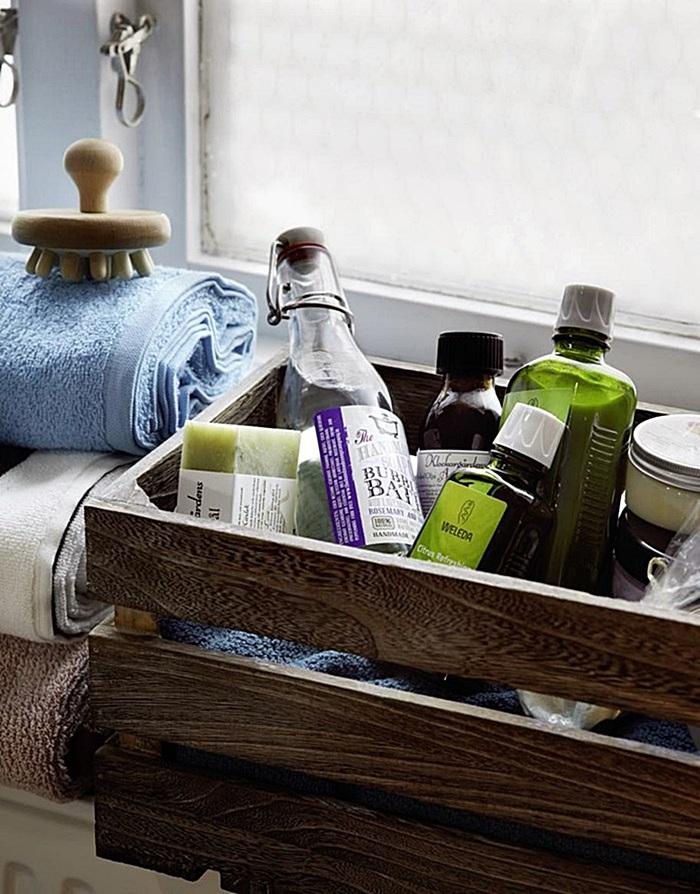 espacios: baño rústico con piezas vintage...!