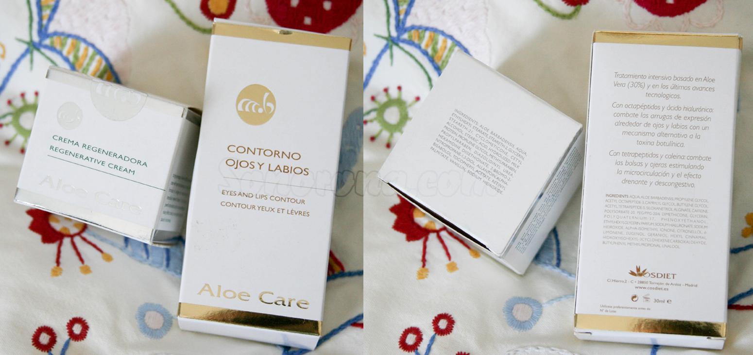 Aloe Vera | Cosdiet (Hidratante y contorno de ojos)