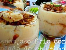 Esponjoso frío cuajada chirimoya "Costa Tropical" #gastroalmunecar2013