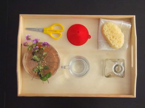flower arranging tray