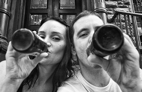 Jennifer y Angelo felices.