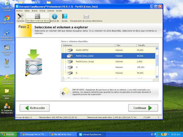 Como recuperar datos borrados