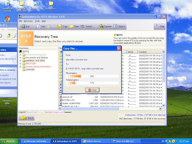 Como recuperar datos borrados