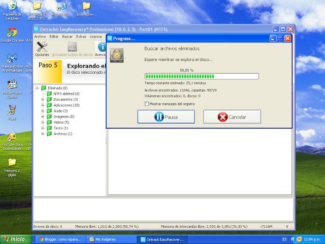 Como recuperar datos borrados