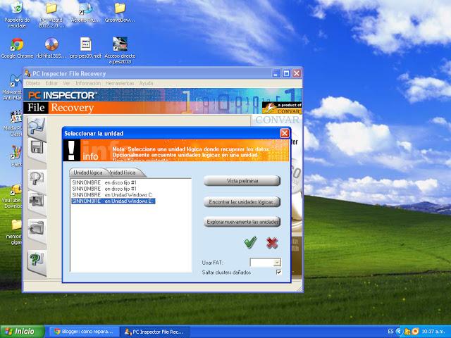 Como recuperar datos borrados