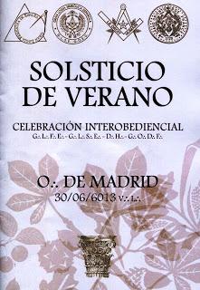 Celebración Solsticial del EME en Madrid
