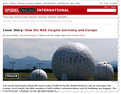 El espionaje de Estados Unidos a la Unión Europea según revista alemana Der Spiegel