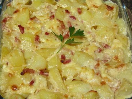 Patatas gratinadas (Tartiflette)
