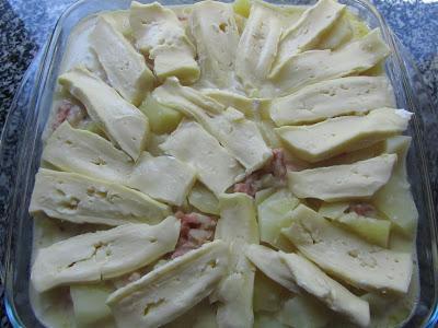 Patatas gratinadas (Tartiflette)