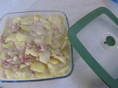 Patatas gratinadas (Tartiflette)