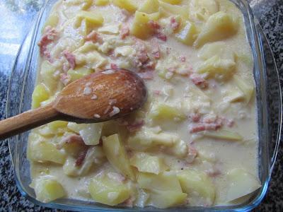 Patatas gratinadas (Tartiflette)