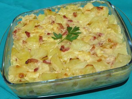 Patatas gratinadas (Tartiflette)