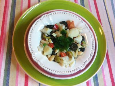 Ensalada De Alubias Con Bacalao
