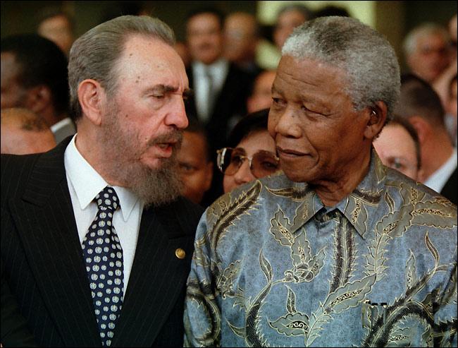 FIDEL Y MANDELA, AMIGOS DESDE SIEMPRE...