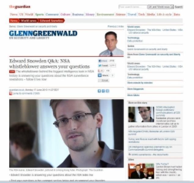 Edward Snowden answers your questions. More like spouts deranged nonsense.