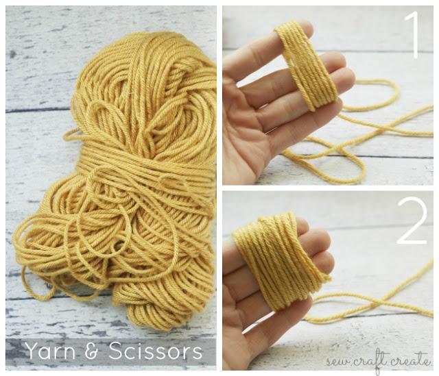 DIY: una guirnalda con lazos de lana