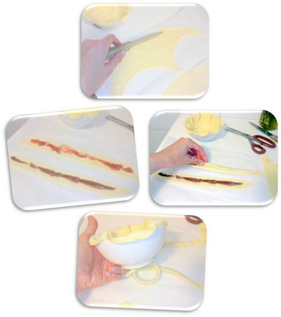 Copa crujiente de escalivada con anchoas y queso de cabra