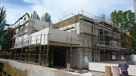 A-cero Projects NUEVAS IMÁGENES DE OBRA DE UNA VIVIENDA A-CERO PROYECTADA EN MADRID