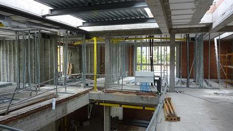 A-cero Projects NUEVAS IMÁGENES DE OBRA DE UNA VIVIENDA A-CERO PROYECTADA EN MADRID