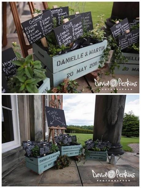 en cajones de madera