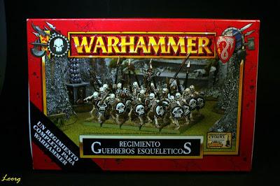 Regimiento de esqueletos de Warhammer