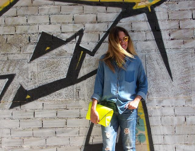 Total look Denim ...Más Print y Flúor