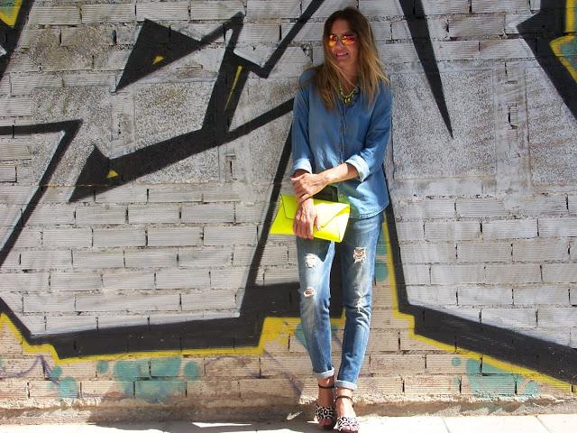 Total look Denim ...Más Print y Flúor