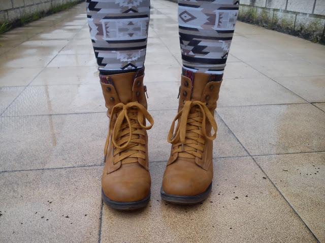 Denim + Etnic with rain again