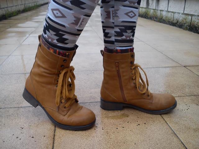 Denim + Etnic with rain again