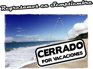 Cerrado por vacaciones