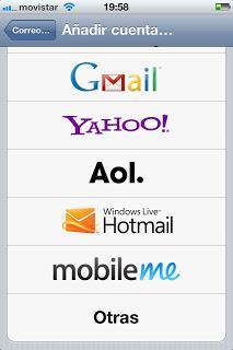 Configurar correo en iPhone o iPad