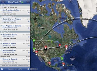 Aplicación de viajes para iPhone y iPad