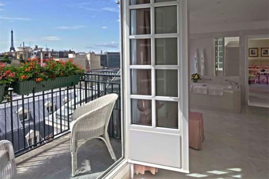 suite de luna de miel en el hotel bristol en paris