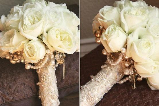 ramo de novia con flores