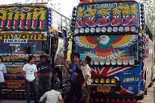 Viaje en bus por Tailandia