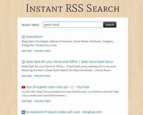 Instant RSS Search, buscador de RSS feeds instant-rss-search