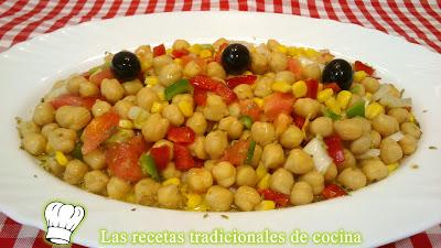 ensalada de garbanzos