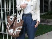 looks Pantalón azul acero