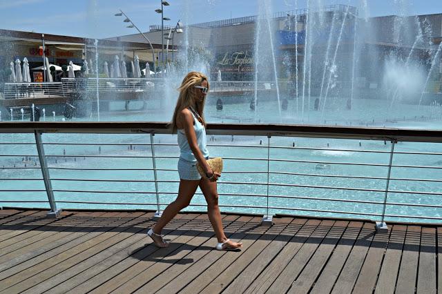 BLUE PRINTED SHORTS Buenos días!!! Os enseño este look su...