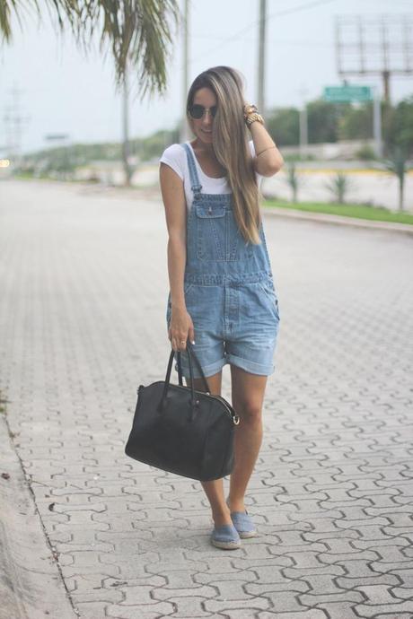 OVER IT ALL denim overalls fashion blog Mes Voyages à Paris