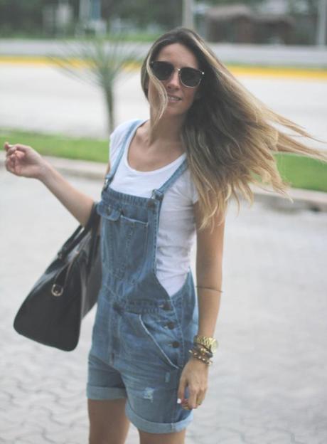 denim overalls fashion blog Mes Voyages à Paris 