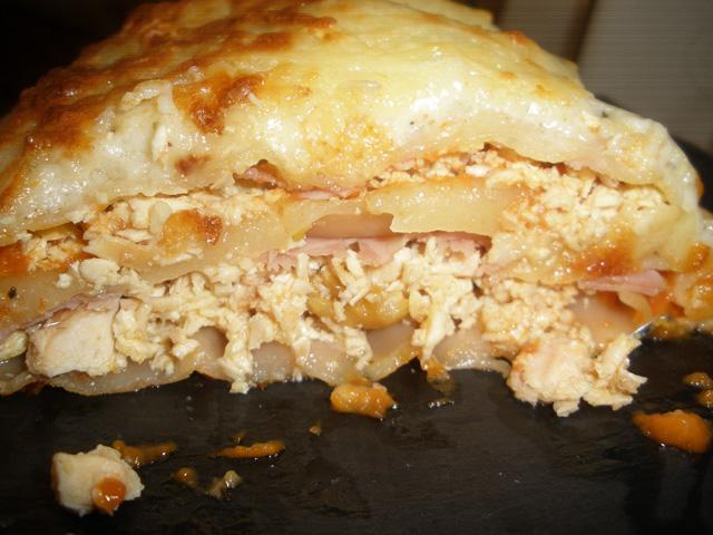Lasaña con Pechuga de Pollo