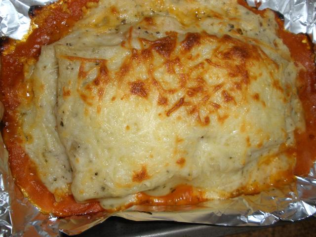 Lasaña con Pechuga de Pollo