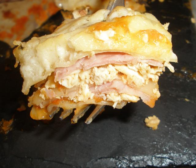 Lasaña con Pechuga de Pollo